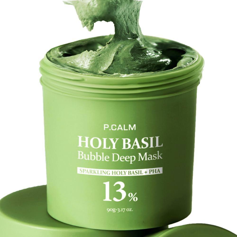 pcalm basil bubble mask Image 3.jpeg
