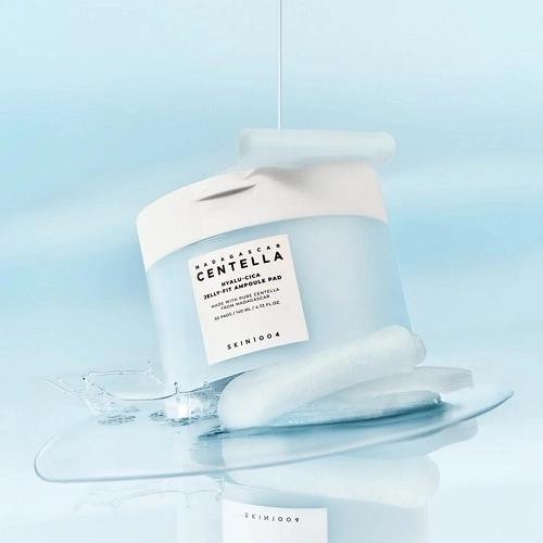 [skin1004 hyalu cica pad] Madagascar Centella Hyalu-Cica Jelly-Fit Ampoule Pad 60pads