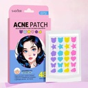 Colored Bear Butterfly Star Acne Patch 48pcs