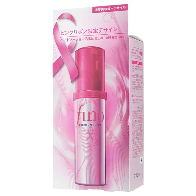 [fino pink ribbon hair oil] Fino Premium Touch Hair Oil Pink Ribbon 70ml