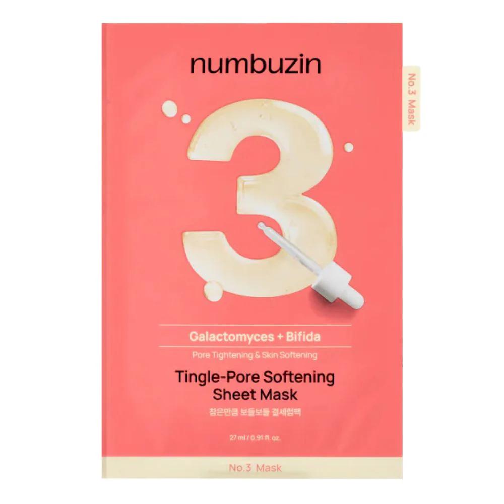 No. 3 Tingle-Pore Softening Sheet Mask 27ml