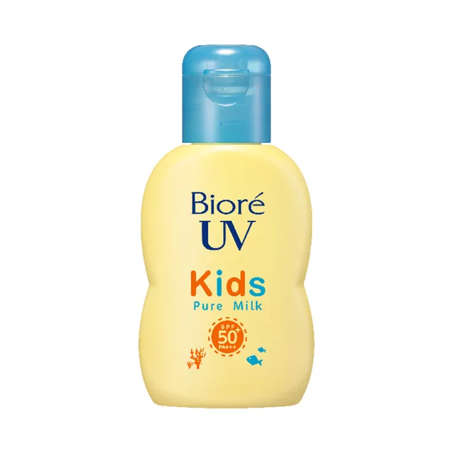 [biore kids milk spf] Biore UV Kids Pure Milk Sunscreen SPF50 PA +++ 70ml
