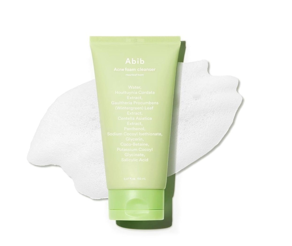 [abib acne foam] Acne Foam Cleanser Heartleaf Foam 150ml
