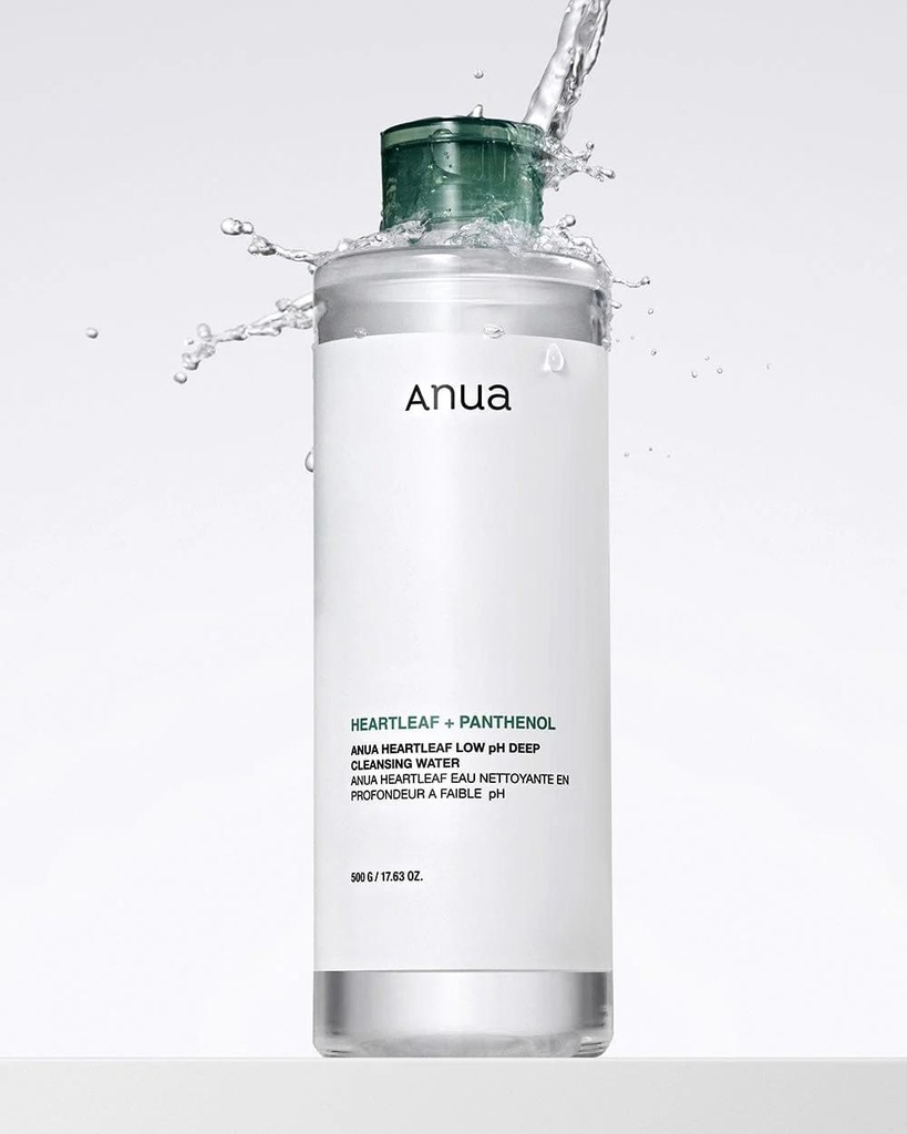 [anua heartleaf cw] Heartleaf 87 Low pH Deep Cleansing Water 500g