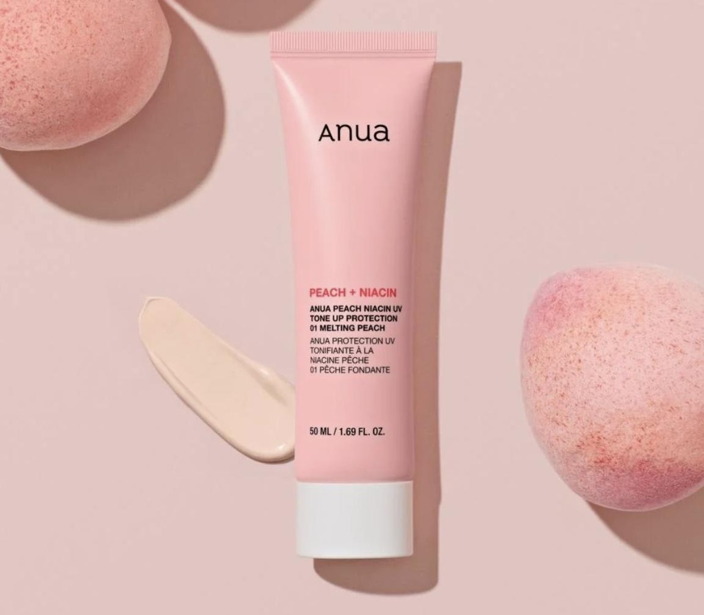 [anua melting peach spf] Peach Niacin UV Tone Up Protection 01 Melting Peach 50ml