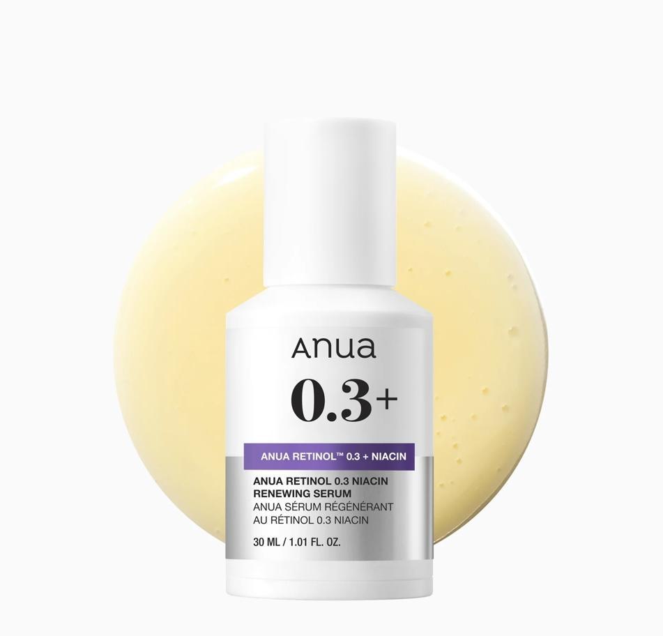 [anua retinol 0.3 serum] Nano Retinol 0.3% Niacin Renewing Serum 30ml