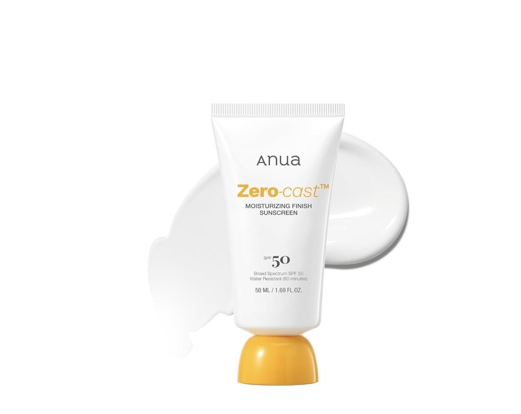 [anua zero cast spf] Zero-Cast Moisturizing Finish Sunscreen 50ml