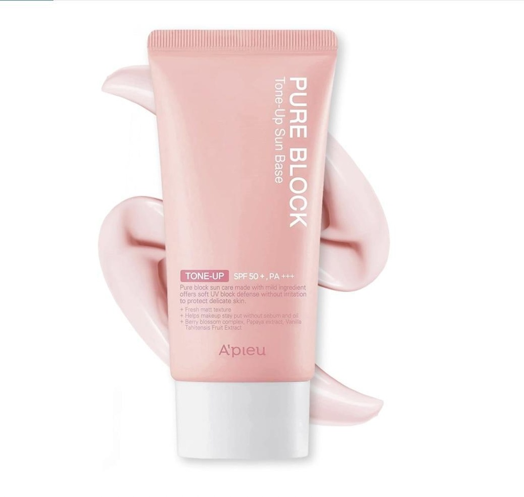[apieu toneup spf] Pure Block Tone-Up Sun Base SPF50+ PA+++ 50ml