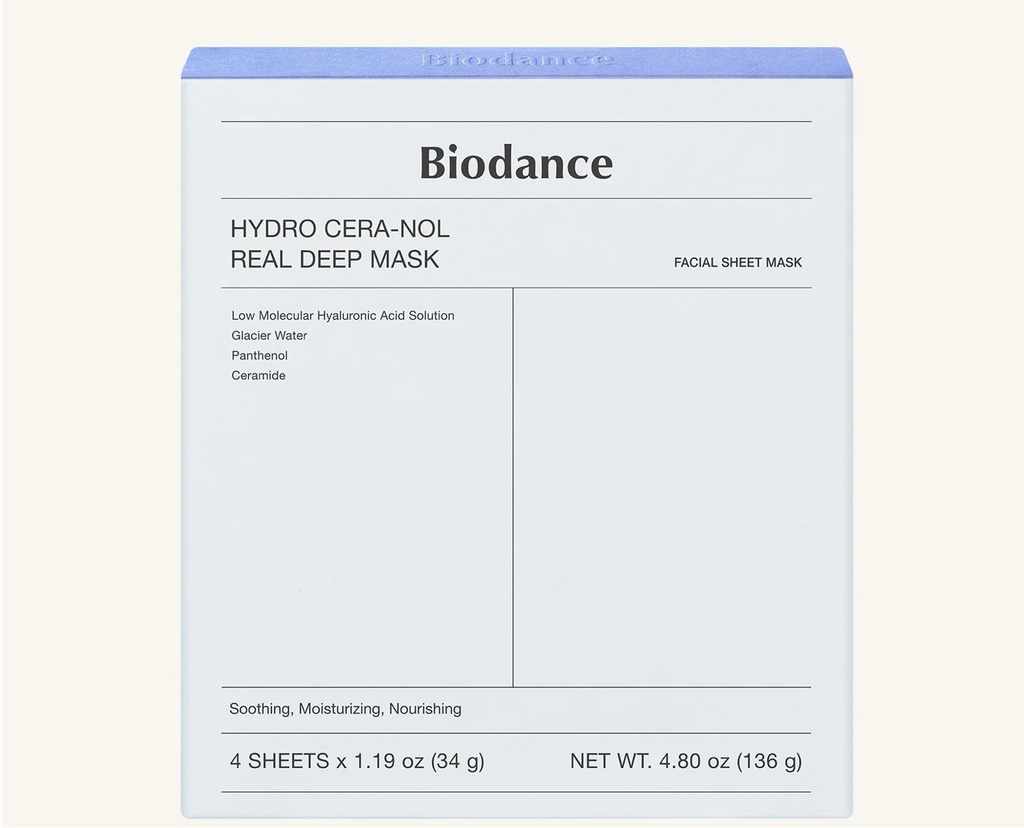 [biodance cera-nol mask] Hydro Cera-Nol Real Deep Mask