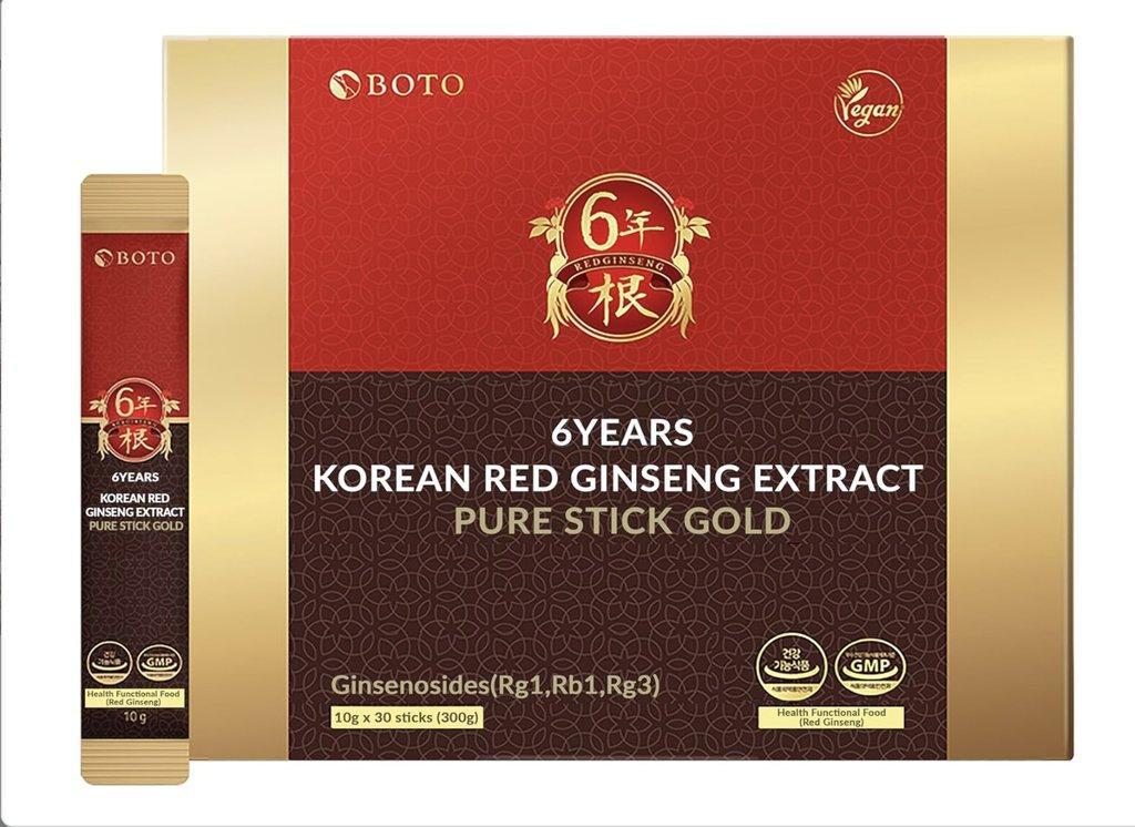 [boto ginseng stick gold] Korean Red Ginseng Extract Pure Stick Gold 10g X 30 Sticks