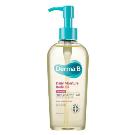 [derma b peach body oil] Daily Moisture Body Oil 200ml Fresh Peach