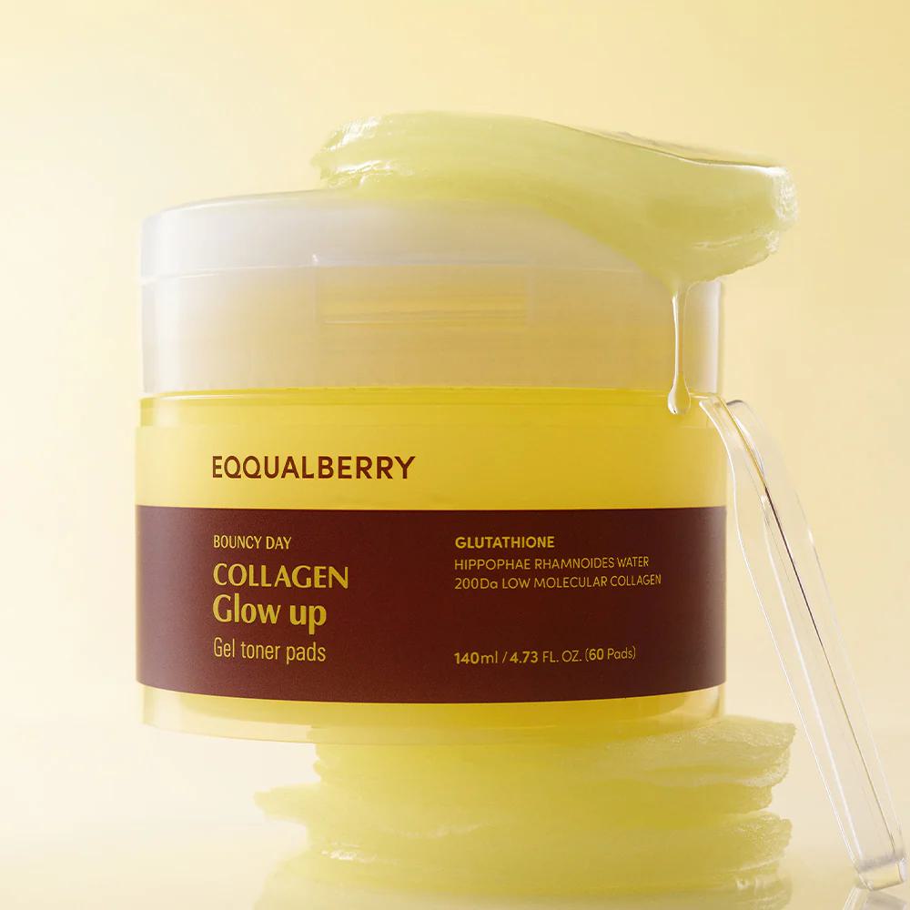 [eq collagen glow pad] Collagen Glow Up Gel Pads 60ea|140ml
