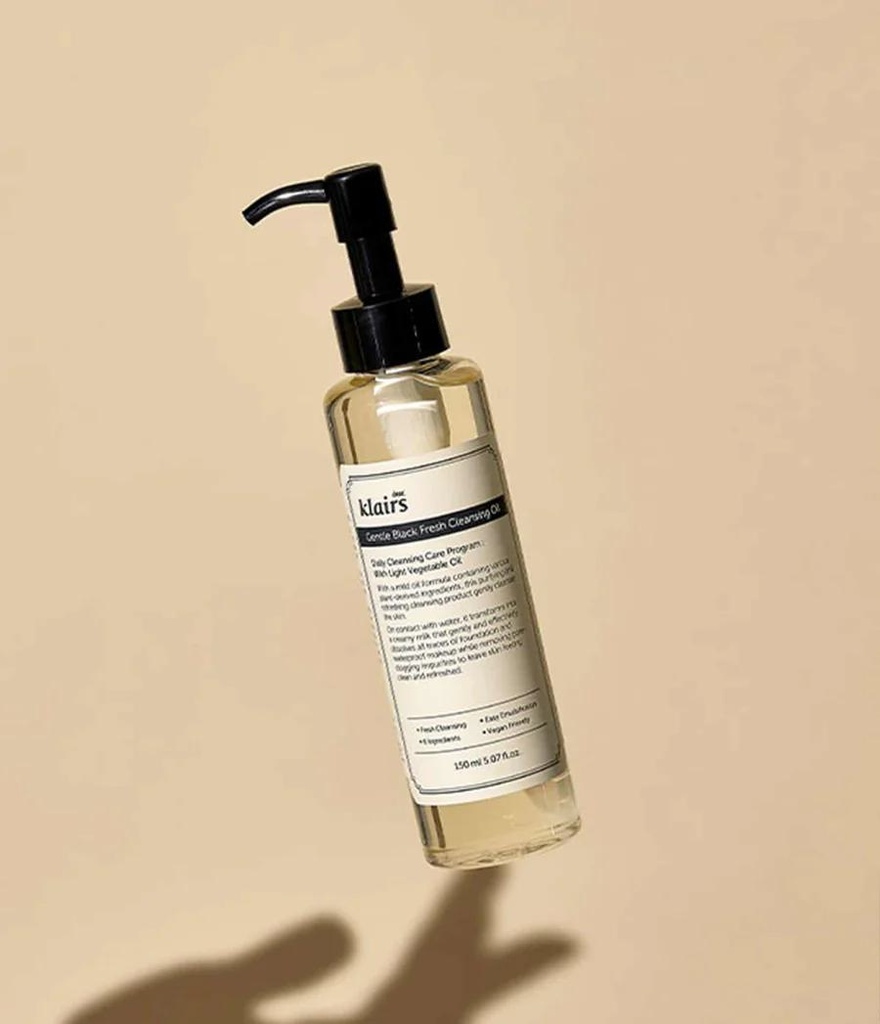 [klairs gentle black co] Gentle Black Fresh Cleansing Oil (150ml)