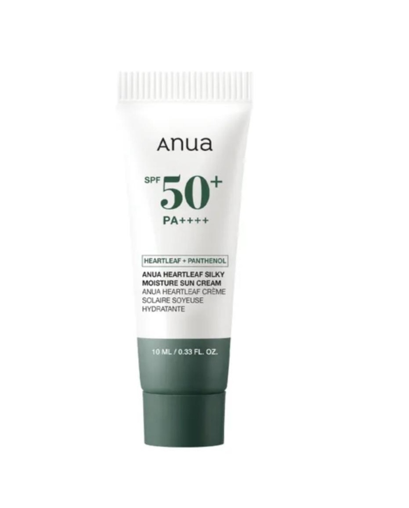 [anua heartleaf spf mini] Heartleaf Silky Moisture Sun Cream (10ml)