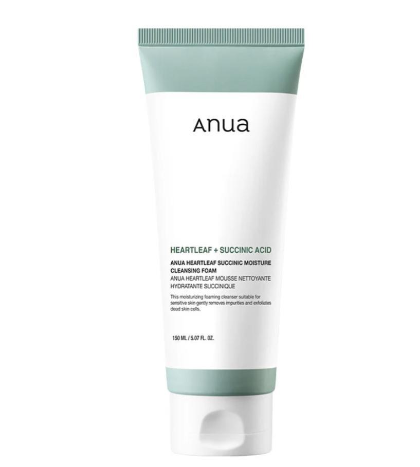 [anua succinic foam] Heartleaf Succinic Moisture Cleansing Foam (150ml)