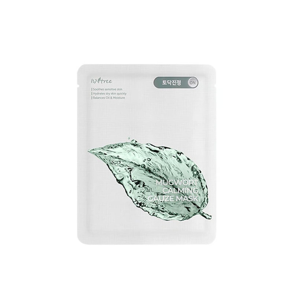 [isntree mugwort sheetmask] Mugwort Calming Gauze Mask 23g X 1pc
