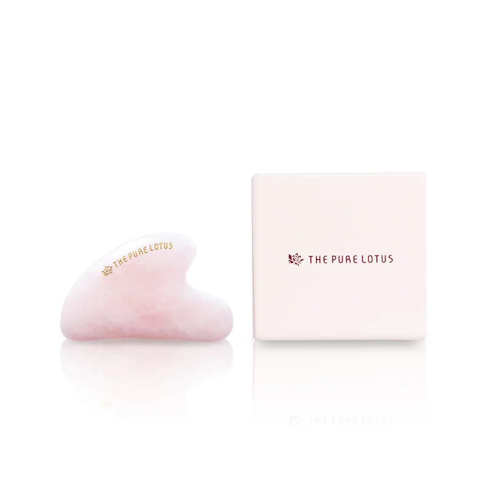 [lotus gua sha] Rose Quartz Gua Sha