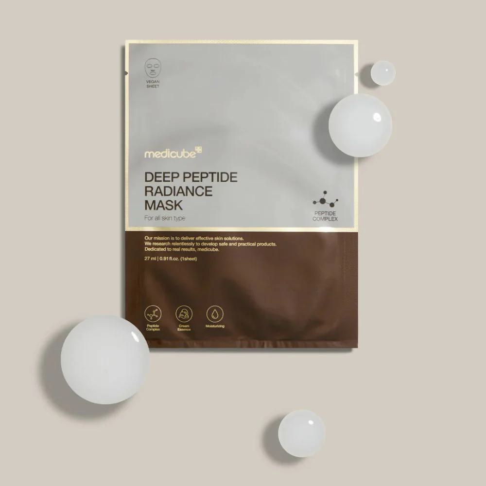 [medicube peptide sheetmask] Deep Peptide Radiance Mask