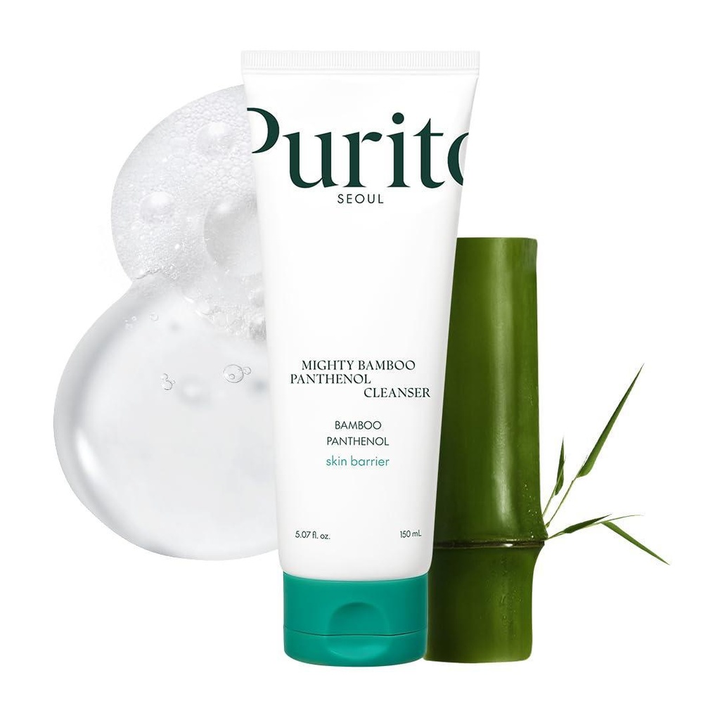 [purito bamboo cleanser] Mighty Bamboo Panthenol Cleanser 150ml