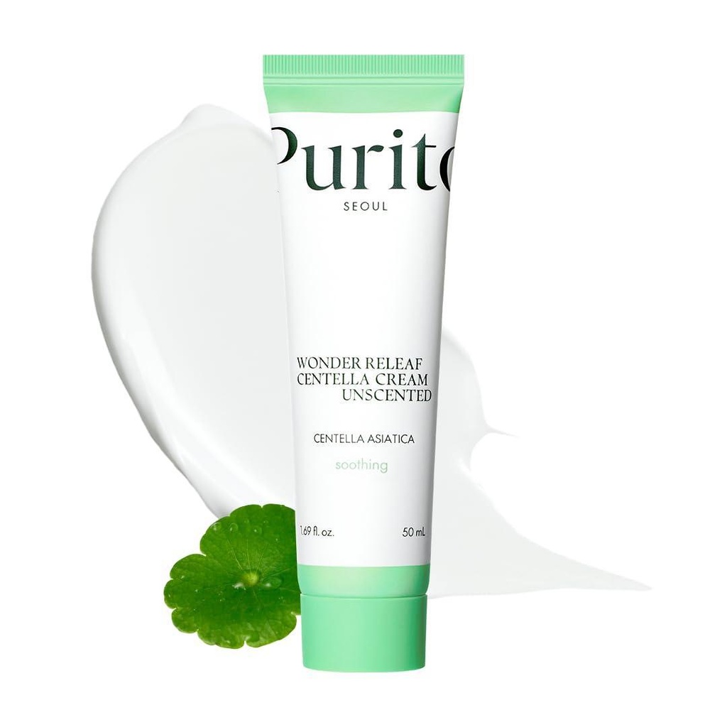 [purito unscented cream] Wonder Releaf Centella Cream Unscented 50ml