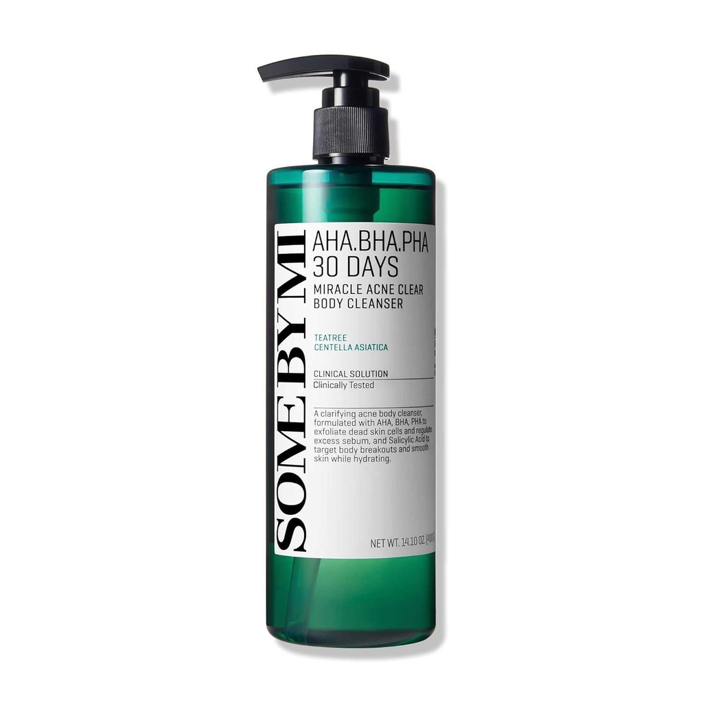 [sbm miracle body cleanser] AHA, BHA, PHA 30 Days Miracle Acne Clear Body Cleanser 400ml