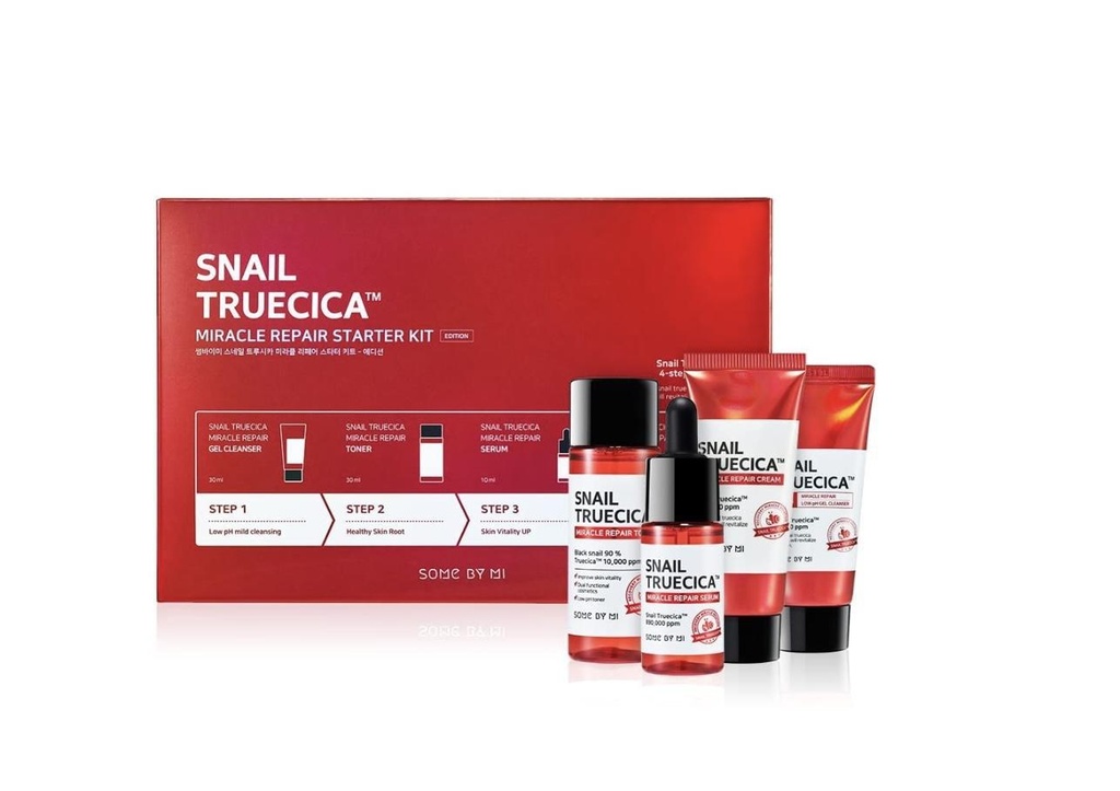 [sbm snail truecica kit] Snail Truecica Miracle Repair Starter Kit 4 Pcs