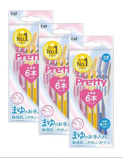 [shiseido pretty face razor] Pretty Face L Razor 6pcs