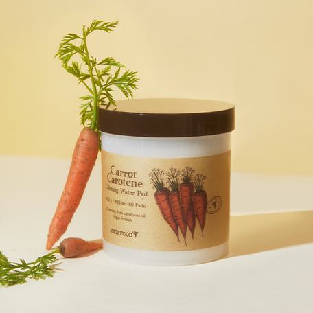 [skinfood carrot carotene pad] Carrot Carotene Calming Water Pad 60 Sheets