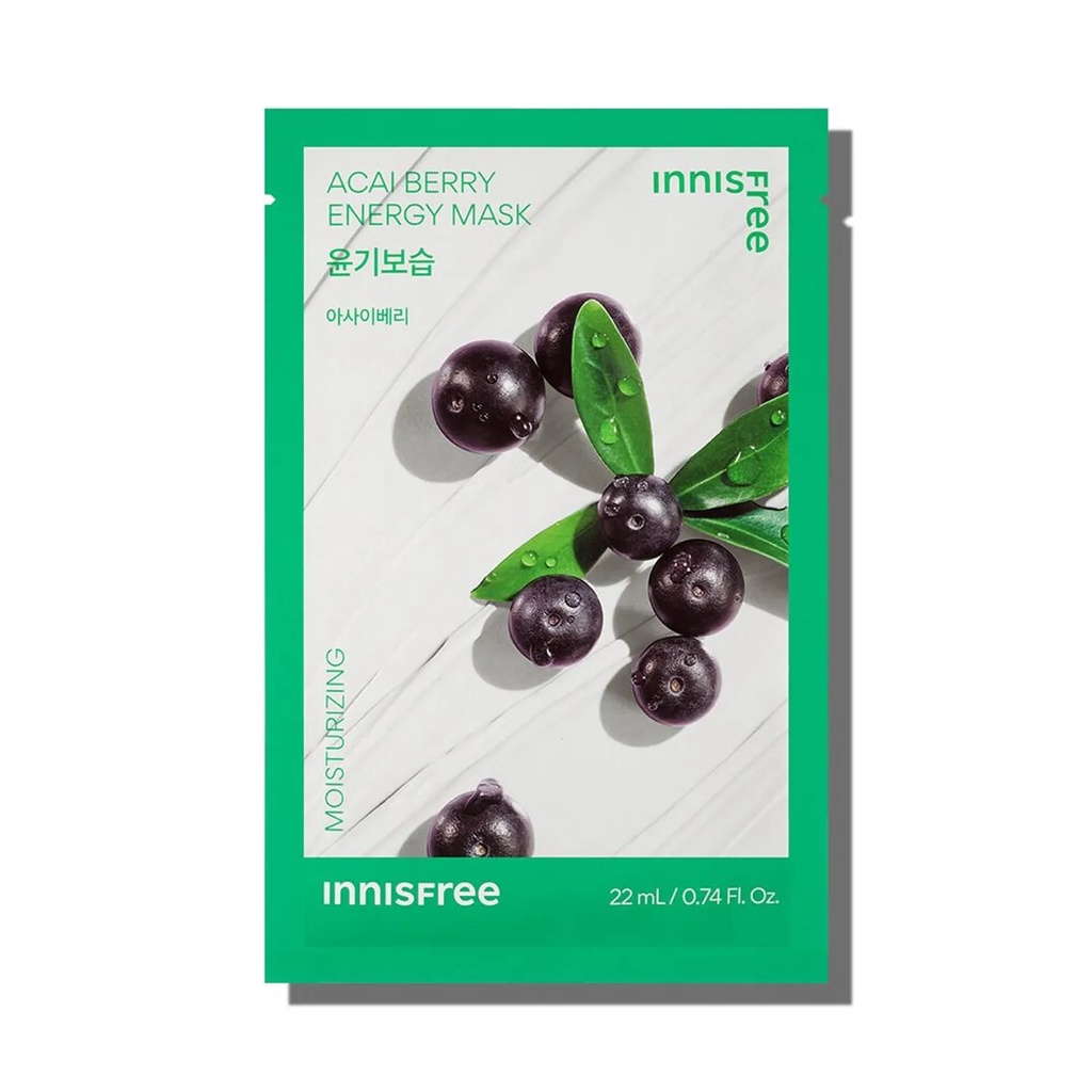[innisfree acai berry sheetmask] Squeeze Energy Sheet Mask (Acai Berry)