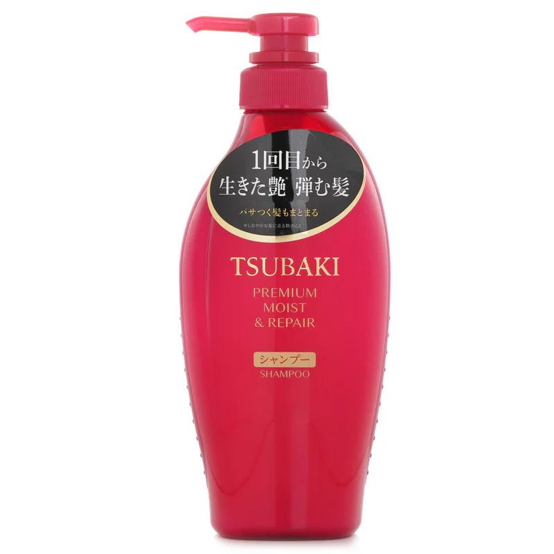 [tsubaki moist&rep shampoo] Tsubaki Shampoo Premium Moist & Repair Camellia Hair Shampoo 450ml