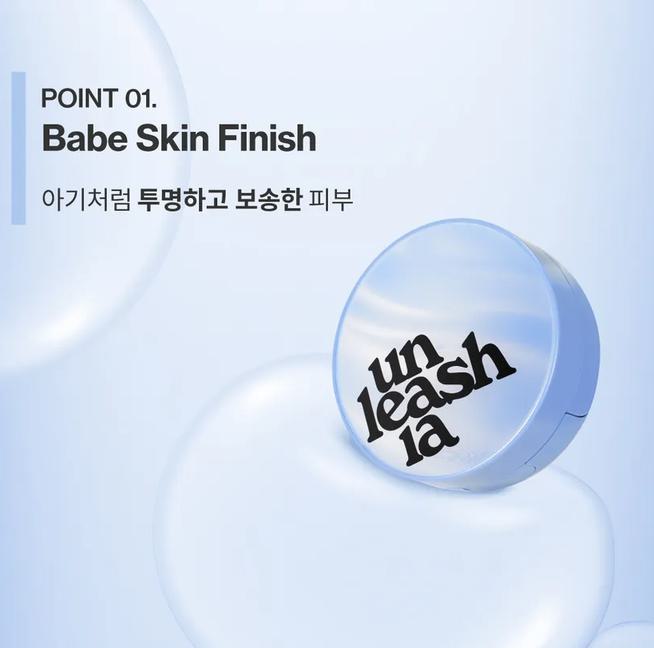 [unleashia blue cushion 25N] Babe Skin Baby Blue Cushion 25N Good Night