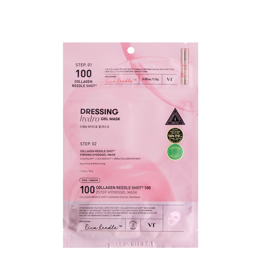 [vt collagen gel mask] Collagen Reedle Shot 100 2step Hydrogel Mask