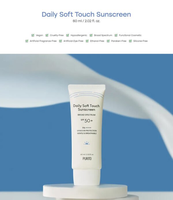 PURITO - Daily Soft Touch Sunscreen -60ml