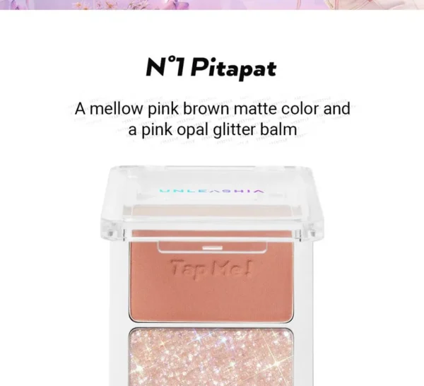 UNLEASHIA - Tap Me Palette Duo No.1 Pit-a-Pat - Image 2