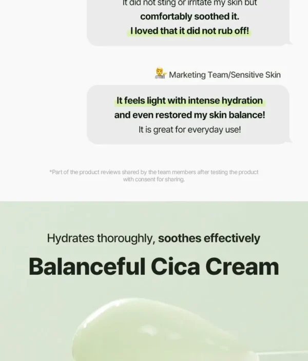 Torriden - Balanceful Cica Cream 80ml - Image 2