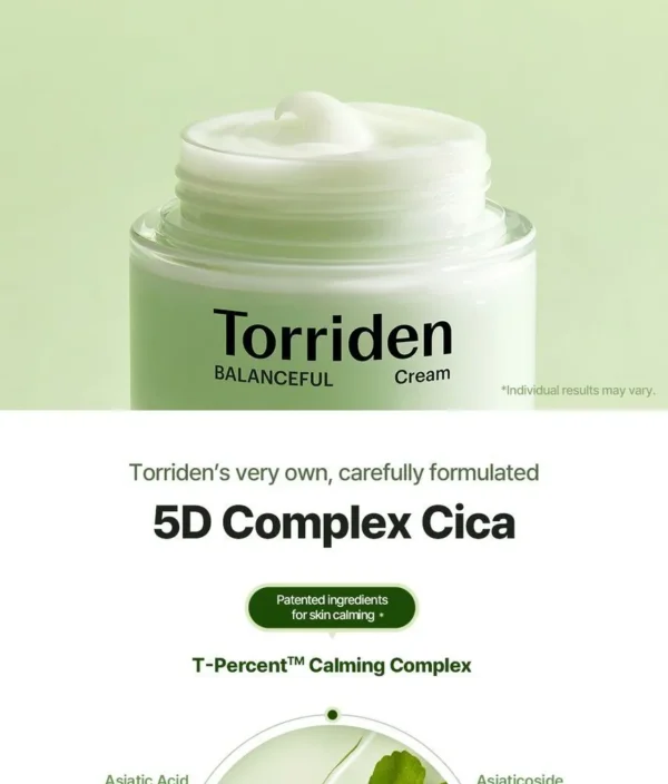 Torriden - Balanceful Cica Cream 80ml - Image 3