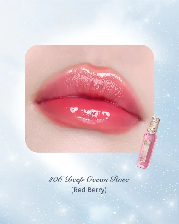 Flowerknows - Moonlight Mermaid Jewelry Lip Gloss - 06 Deep Ocean Rose - Image 2