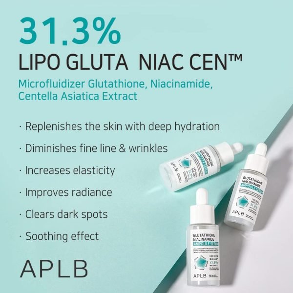 APLB - Glutathione Niacinamide Ampoule Serum - 40ml - Image 2