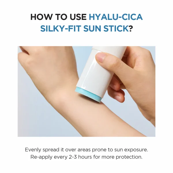 SKIN 1004 - Madagascar Centella Hyalu-Cica Silky-Fit Sun Stick - 20g - Image 8