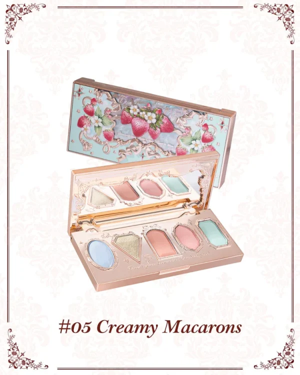 Flower Knows - Strawberry Rococo Eyeshadow- Creamy Macarons - Image 3