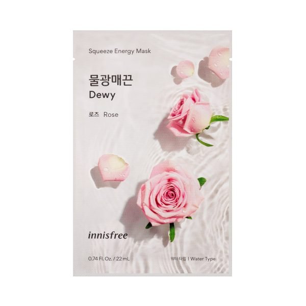 innisfree - Squeeze Energy Mask - 7 Types - Rose (1*25ml)