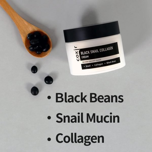 COXIR Black Snail Collagen Cream 30ml - Image 2