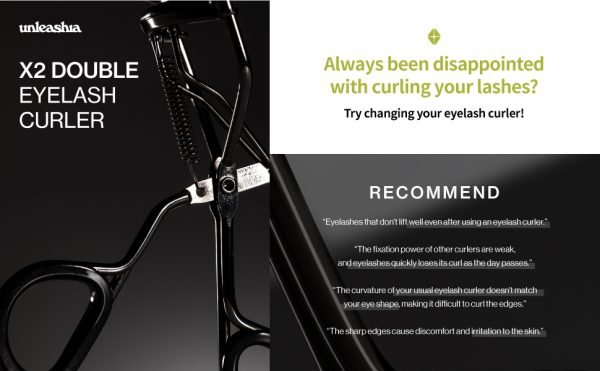 UNLEASHIA - X2 Double Eyelash Curler - Image 6