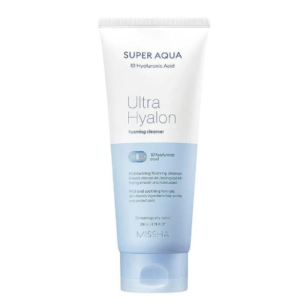 MISSHA - Super Aqua Ultra Hyalon Foaming Cleanser 200ml