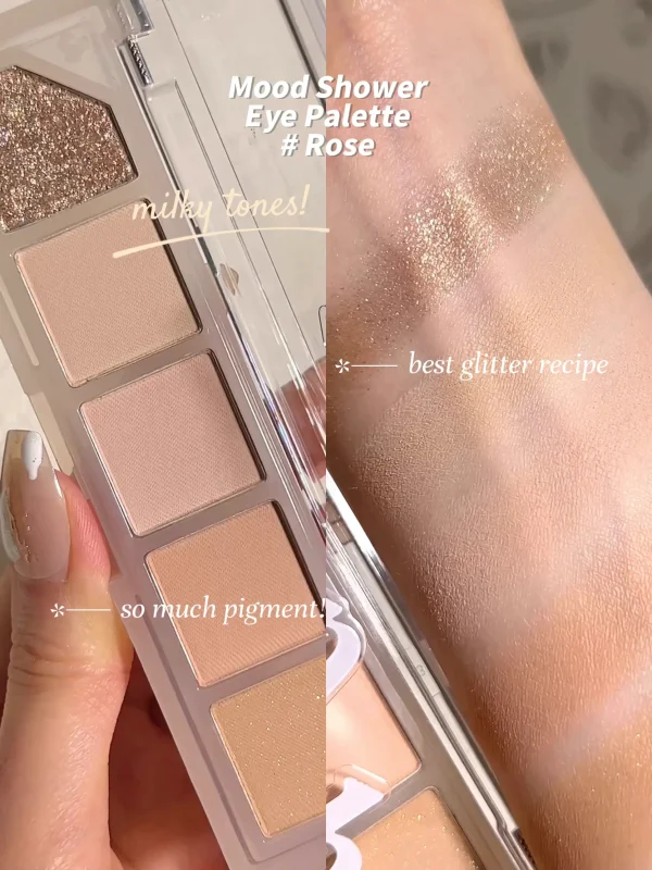 UNLEASHIA Mood Shower Eye Palette No.2 Rose Shower - Image 12