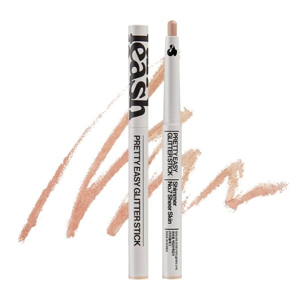 UNLEASHIA - Pretty Easy Glitter Stick Renewal - 7 Colors - No.7 Sheer Skin