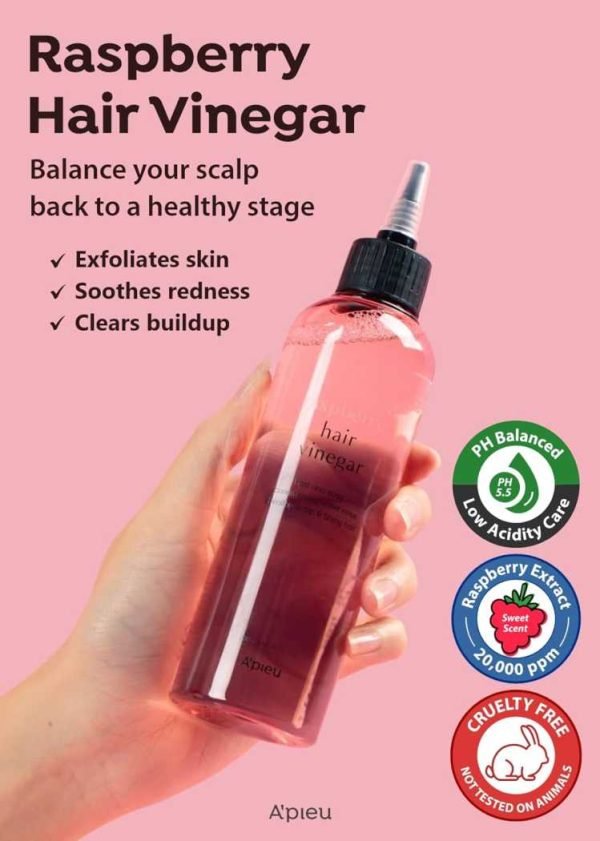 A'PIEU Raspberry Hair Vinegar [200ml] - Image 2