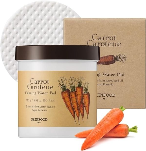 SKINFOOD - Carrot Carotene Calming Water Pad-250g[60 sheets]