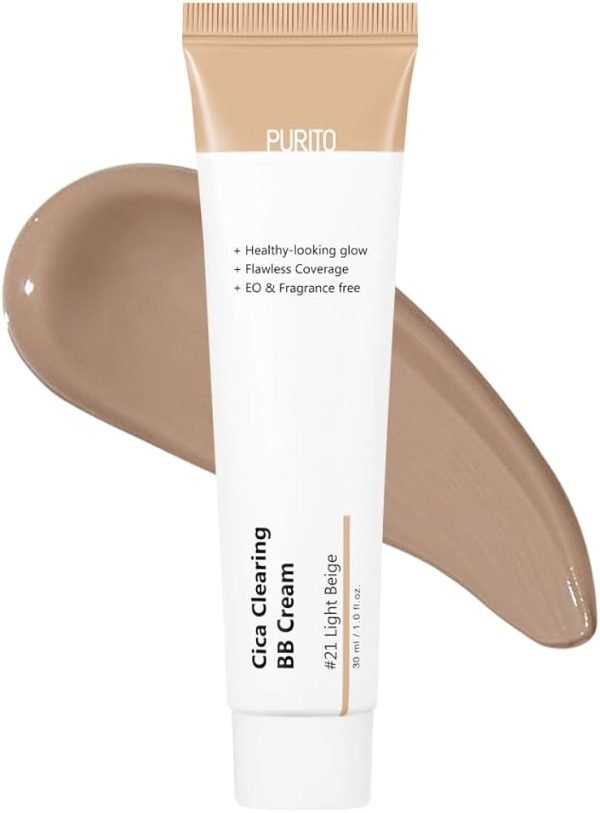 PURITO Cica Clearing BB Cream #21 Light Beige [30ml]