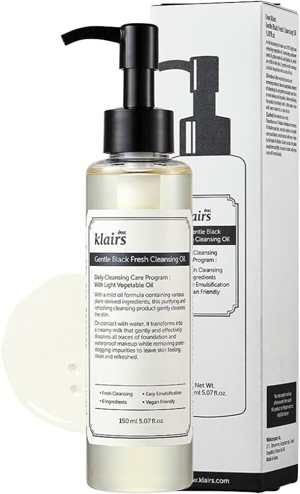 Dear Klairs - Gentle Black Fresh Cleansing Oil [150ml]